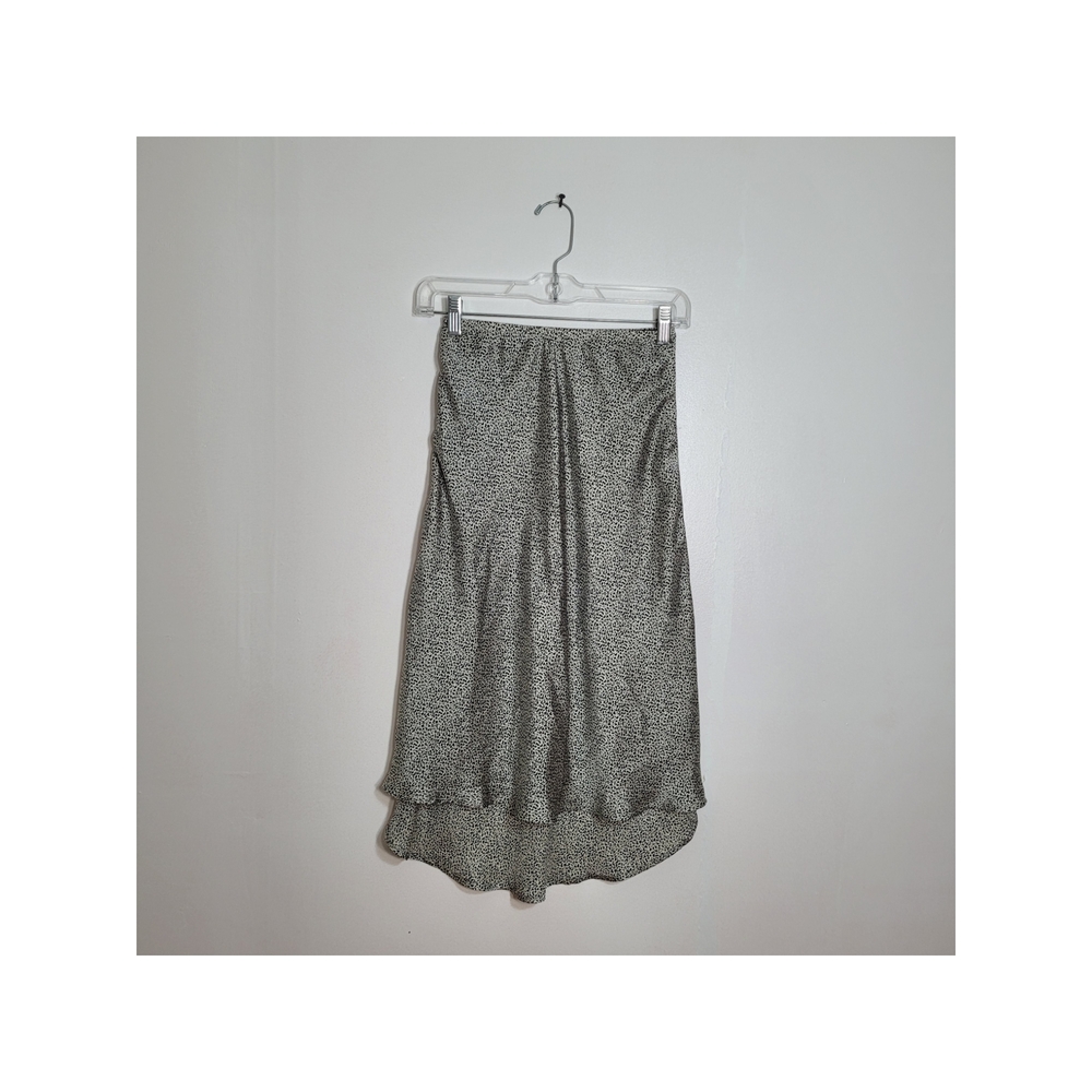 Sienna Sky Black And White High-Low Midi Skirt Size Xs